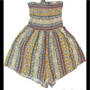 Be Cool tube romper with tie back